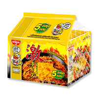 Nissin นิสชิน บะหมี่กึ่งสำเร็จรูป รสไก่เผ็ดเกาหลีชีส 60 กรัม x 5 ซอง