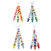 CCC สายคล้องจุกหลอ 3 ชิ้น/เซ็ตการ์ตูนเด็ก Pacifier Clip Pacifier Chain