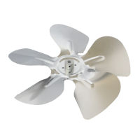 aluminum vane fan blade out diameter 250mm height 42mm impeller for big Freezer