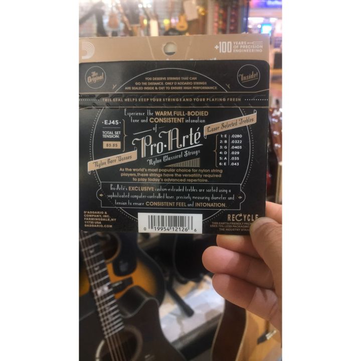 wowww-สายกีต้าร์คลาสสิค-d-addario-ej45-daddario-ej45-pro-art-nylon-พร้อมส่ง-ส่งเร็ว-ราคาถูก-อุปกรณ์-ดนตรี-อุปกรณ์-เครื่องดนตรี-สากล-อุปกรณ์-เครื่องดนตรี-อุปกรณ์-ดนตรี-สากล