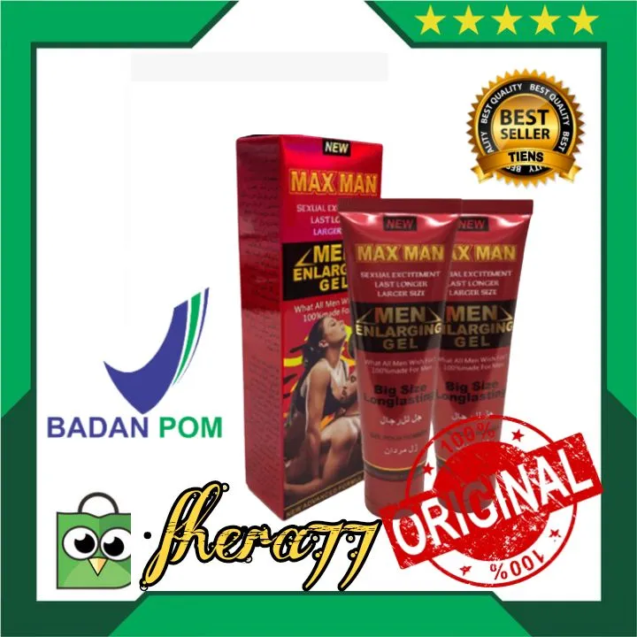 MAX MAN man Enlarging Gel BIG SIZE LONGLASTING Lazada Indonesia
