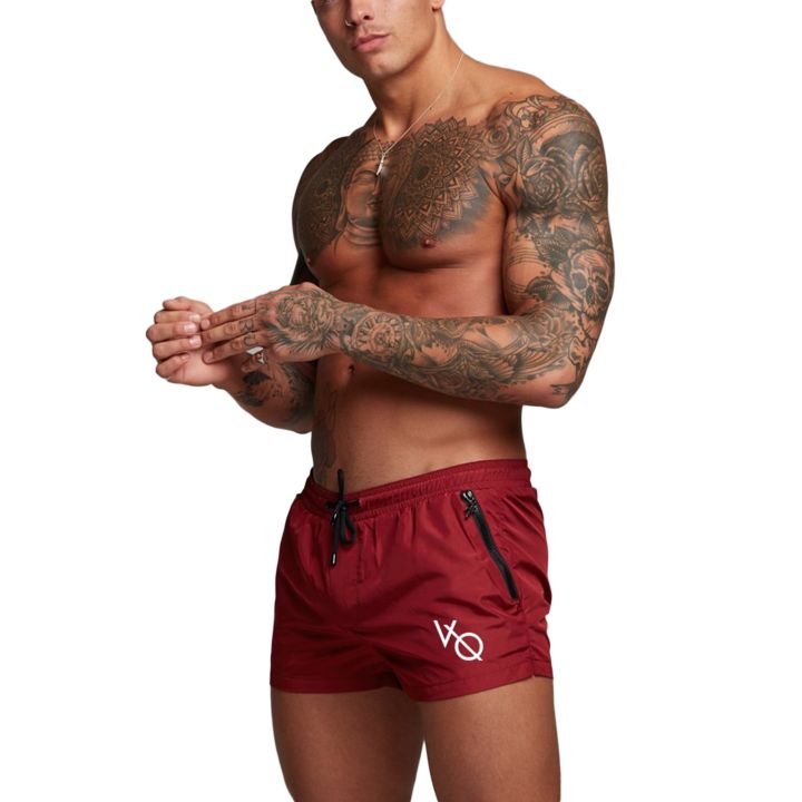 mens-sports-drawstring-pocket-shorts-muscle-fitness-running-training-shorts-compression-workout-shorts-quick-dry-sportswear