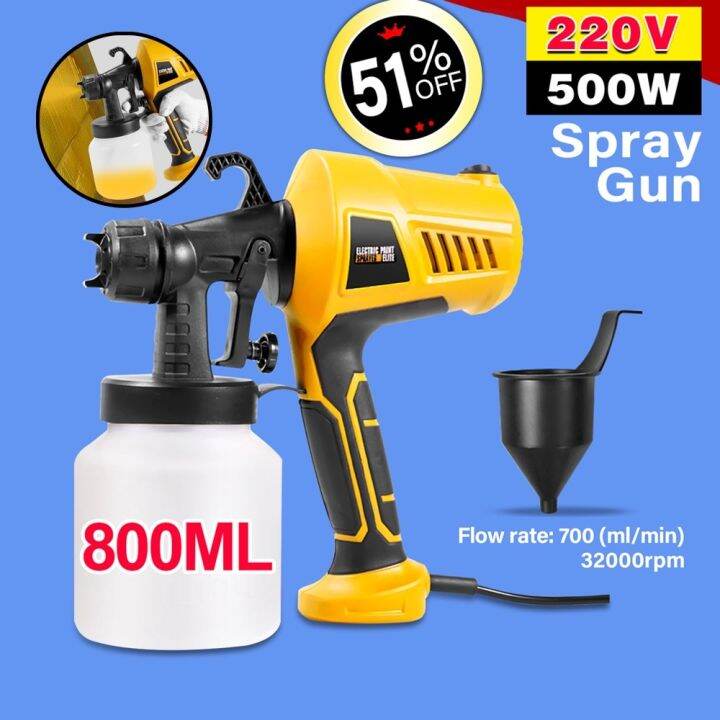 Spray Gun Adjustable Emulsion Paint Spraying Machine High Pressure ...