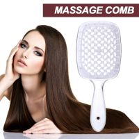 、‘】【= Womens Hair Brush Fluffy Shape Hair Comb Wide Teeth Scalp Massage Styling Brush Anti-Static Hairbrush Salon Hair Care