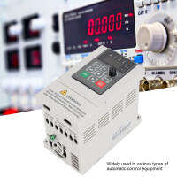 110V 0.75KW 7A อินพุทเฟสเดียว 3 เฟสเอาท์พุต VFD ความถี่อินเวอร์เตอร์แปลง