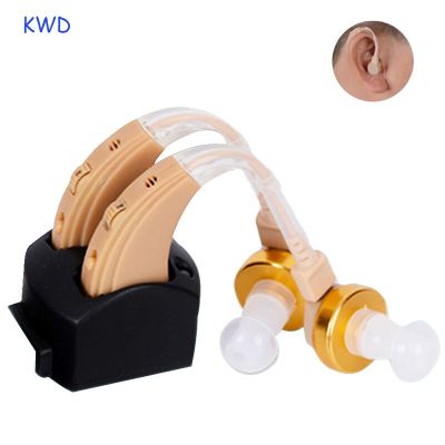 ZZOOI Double BET Hearing Aid Rechargeable Sound Amplifier Volume Adjustable Wireless Hearing Aids Device Audifonos Para Sordera