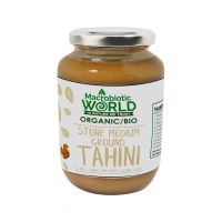 ? Organic Stone Medium Tahini - Whole &amp; White Sesame Seeds  เนยเมล็ดงาบด? 500g