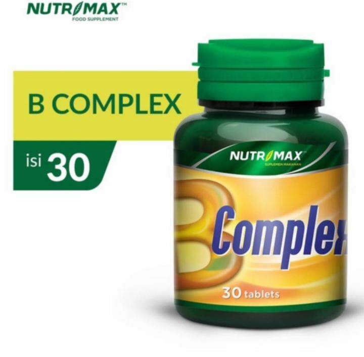 NUTRIMAX B Complex 30 Tablet Vitamin Untuk Kesehatan Saraf | Lazada ...