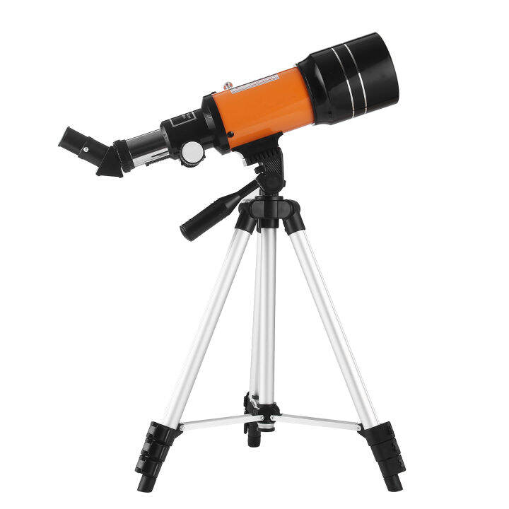 70mm-astronomical-telescope-150x-high-power-monocular-telescope-refractor-spotting-scope-with-5-24-finder-scope-tripod-moon-filter-3x-barlow-lens-for-star-gazing-bird-watching-camping