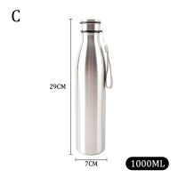 [Gorgeous] Hot Sale 650-1000ml ขวดน้ำกลางแจ้งแบบพกพา stainless SINGLE Wall INSULATED CUP