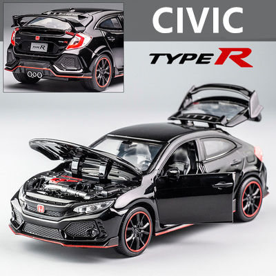 1-32-honda-civic-type-r-alloy-sports-car-model-diecasts-amp-toy-vehicles-metal-car-model-sound-and-light-collection-kids-toy-gift