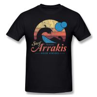 T-Shirt For Men Visit Arrakis - Vintage Distressed 100% Cotton Dune Paul Atreides Sci-Fi Movies T Shirt 6Xl Funny Plus Clothes