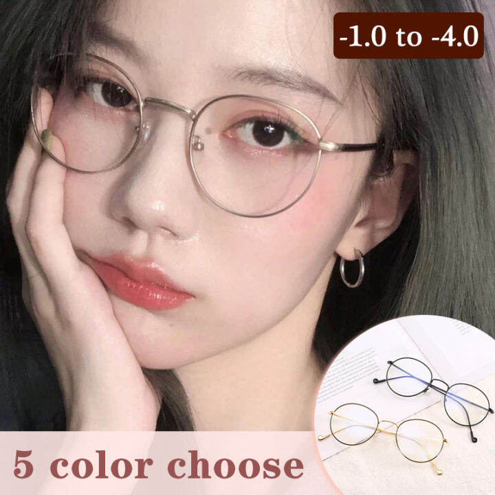 Korean Myopia Glasses Anti Radiation Nearsighted Eyewear 1.0 1.5 2.0