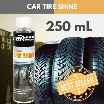 Premium 50mL Car Tire Shine Brightener: Hydrophobic Coating, Gloss