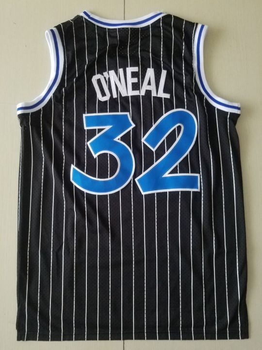 ready-stock-top-quality-hot-sale-mens-orlando-magic-32-shaquille-oneal-mitchell-ness-black-retro-jersey