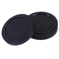 UNI ?Ready Stock Body+Rear Lens Cap Cover Protective Case For Olympus M4/3 Camera Accessory Black