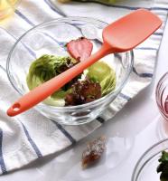 Spatula Silicone ไม้พายซิลิโคน คละสี ใช้ในการทำเนย ทาน้ำมันต่าง   -ส่วนแปรงทำมาจากซิลิโคน  -ขนาด ยาว 27 ซม. หน้ากว้าง 5.5 ซม.