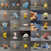 {Icc toy}Pokemon Pocket Monster Kyogre Groudon Lucario Pikachu Snom Stufful Mew Hawlucha Gyarados ตุ๊กตาของขวัญของเล่นรุ่นอะนิเมะตัวเลข