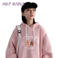 Hot Girls เสื้อฮู้ด เสื้อแขนยาวอบอุ่น หลวมและสบาย คลาสสิค แฟชั่น ชิค ทันสมัย WWY2392Z75 41Z231012