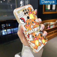 เคส Dienya สำหรับ Xiaomi MI Redmi Note 9 Note 4 Note 4X Note 5 Pro Note 6 Pro Redmi เคส10X การ์ตูน Pokemon ใหม่กรอบสี่เหลี่ยมเคลือบพื้นผิวเคสซิลิกาเจลนิ่มกันกระแทกเคสมือถือฝาครอบป้องกันเลนส์กล้องถ่ายรูปทั้งหมด