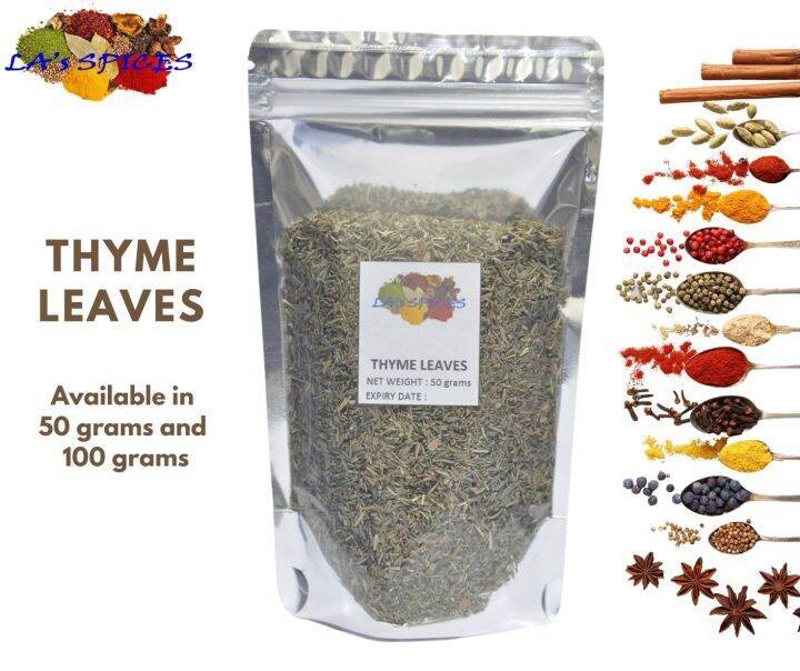 Dried Thyme Leaves 50 grams and 100 grams Lazada PH