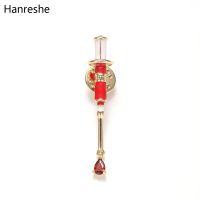 hot【DT】✈  Hanreshe Syringe Enamel Lapel Brooch Pin Dangle Medicine Badge Jewelry for Doctor