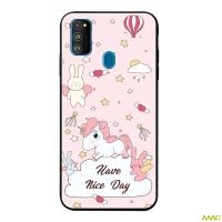 เคส AAC น่ารักสำหรับ Samsung Galaxy M30S HMHD ซิลิคอนนุ่มรูปแบบเคสโทรศัพท์เคส TPU