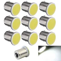 10pcs White 1156 BA15S P21W Led Car LED 1156 Lamp COB 12 SMD 12V Voltage