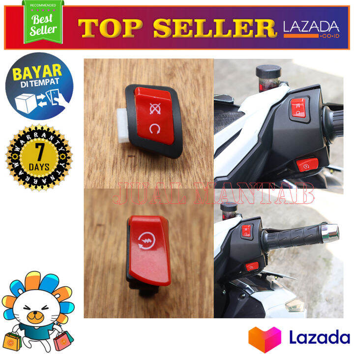 Saklar idling stop system Saklar Starter Merah Vietnam Tombol Saklar