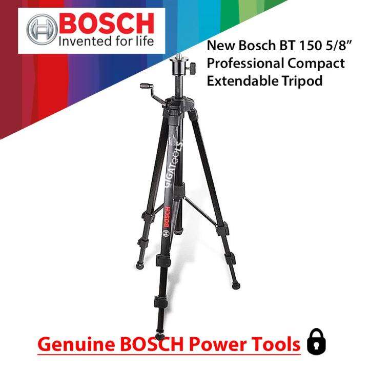 New Bosch BT 150 5/8” Professional Compact Extendable Tripod ( MSRGTL