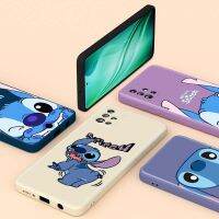 [ขายร้อน]NIQUXI Stitch Disney น่ารักซิลิโคนโทรศัพท์สำหรับ Samsung A32 A31 A20 A30 A21S A20S A02 A91 A81 A72 A71 A52 A51 A50