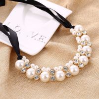 【CC】☼┇๑ Corinada KMVEXO Imitation Chokers Beads Rhinestone Necklaces Pendants Statement