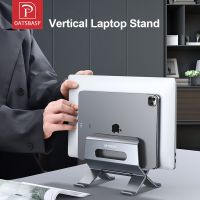 Oatsbasf Vertical Laptop Stand Holder For Macbook Air Pro HP Dell Chrome Book Aluminum Notebook Stand Gravity Anti Slip Mount