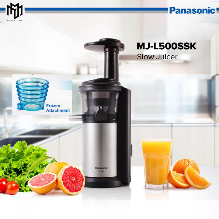Panasonic Slow Juicer MJL500SSK with Frozen Attachment Lazada