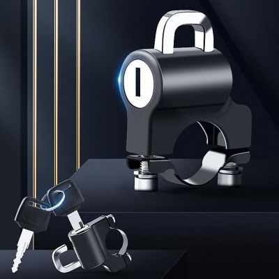 Mini Portable Bicycle Lock Electric Scooter Helmet Lock Motorcycle Handlebar Fixed Anti-theft Helmet Lock Locks