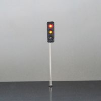 【YF】 1Pc HO Model3v Street Train Railway Scenery 3-light Traffic Lights Model