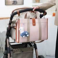 【APR】 Buozzi Fashion Mommy Bag Portable Messenger Canvas Multifunctional Large Capacity Outgoing Lightweight Tote Maternal and Baby Bag