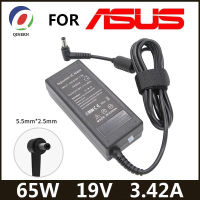 19V 3.42A 65W 5.5*2.5Mm เอซีแล็ปท๊อปที่ชาร์จอะแดปเตอร์สำหรับ ASUS X550C A450C Y481C V85 A52F X450 X450L X550V X501LA X551C พลังงาน X555 Yuebian