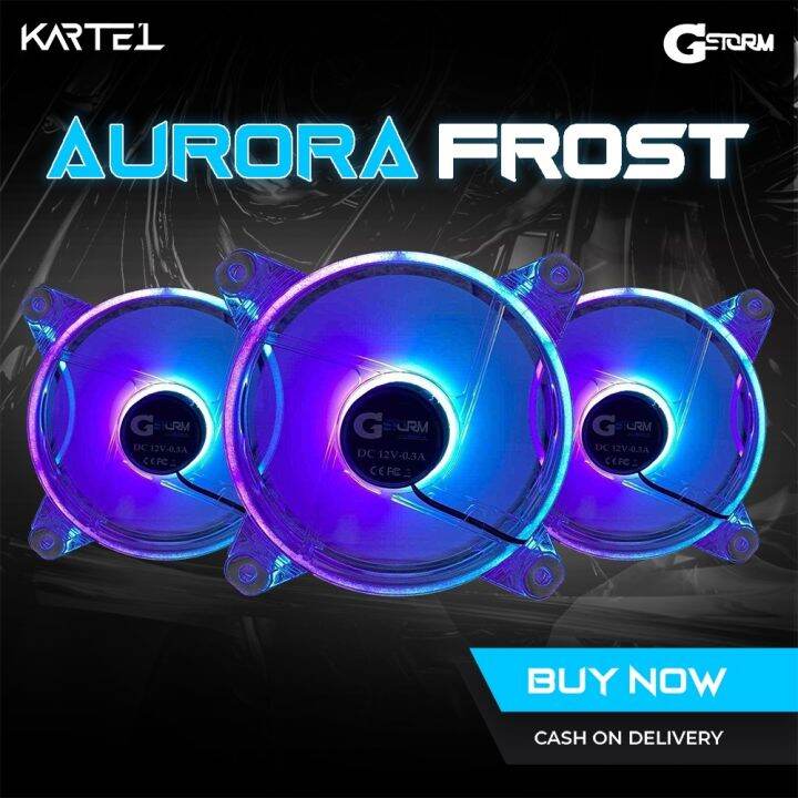 Hot sellpnmpzjw G STORM Aurora FROST LED Fan 120mm PC CPU Computer Case