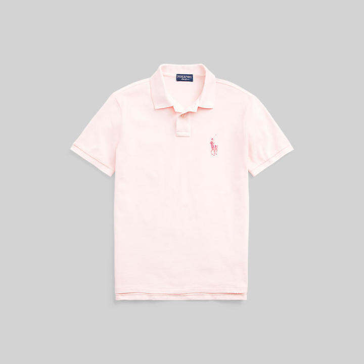 polo-ralph-lauren-polo-pink-pony-custom-slim-fit-polo-shirt-เสื้อโปโล-รุ่น-mnpokni1n820976-สี-650-pink