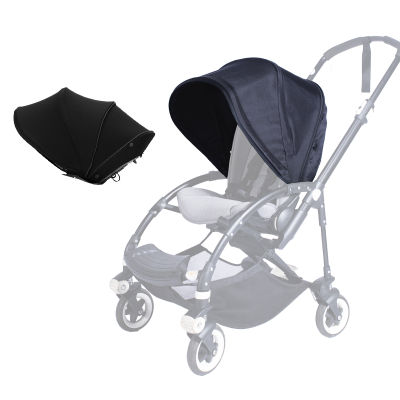 อุปกรณ์เสริมรถเข็นเด็กทารก Sun สำหรับ Bee3 Bee Bugaboo Pram Hood Double Layer ผ้า Anti-UV กันสาดเปลี่ยน Canopy