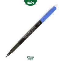 Faber-Castell ปากกาเขียนแผ่นใส ลบไม่ได้ S สีน้ำเงิน