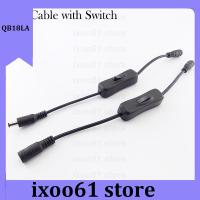 ixoo61 store Adapter Connector Cable Female To Male Power Cord Switch DC Jack For RGB Controller LED Strip CCTV Security Camera