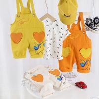 【Superseller】Children Summer Baby Girl Boy Short Sleeve T-shirt+Unicorn Pattern Shorts Set 0-4 Years Old