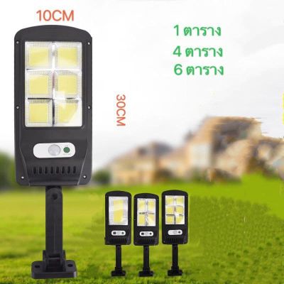 LED Solar lights ไฟสปอตไลท์ กันน้ำ ไฟ Solar Cell ใช้พลังงานแสงอาทิตย์ โซลาเซลล์ Outdoor  ใช้งานดีที่สุด