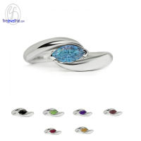 Finejewelthai-แหวน-แหวนพลอย-พลอยแท้-แหวนเงินแท้-พลอยประจำเดือนเกิด-Silver-Ring-Birthstone-R1158gem (ราคาต่อวง)