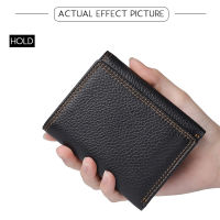 DIENQI Rfid Blocking Cow Genuine Leather Men Wallets Money Bag Male Purse 2020 Coin Pocket Small Billfold Hand Wallet Card Walet