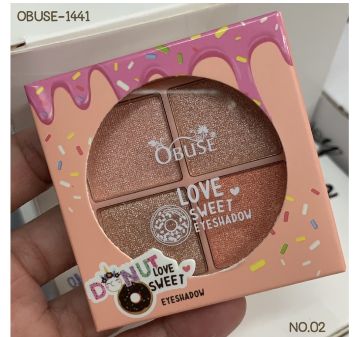 obuse-donut-love-sweet-eyeshadow-ob-1441-ของแท้-พร้อมส่ง