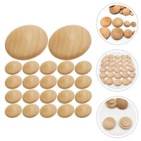 ஐ 100pcs Furniture Hole Wood Plugs For Screw Holes Wooden Button Hole Wood Plugs For Screw Holes Small Cupboard Hole Caps