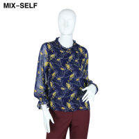 Mix-Self เสื้อเบลาส์พิมพ์ลายดอกไม้ รุ่น FB88043